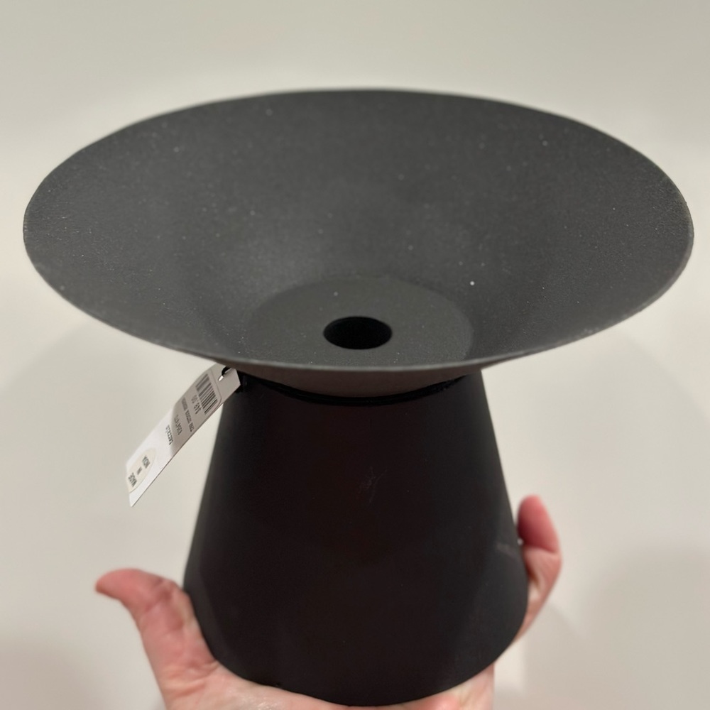 Black Candle Holder/ Pedestal